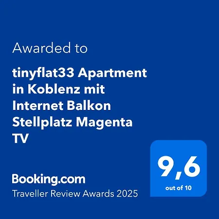 Apartment Tinyflat33 In Koblenz Mit Internet Balkon Stellplatz Magenta Tv